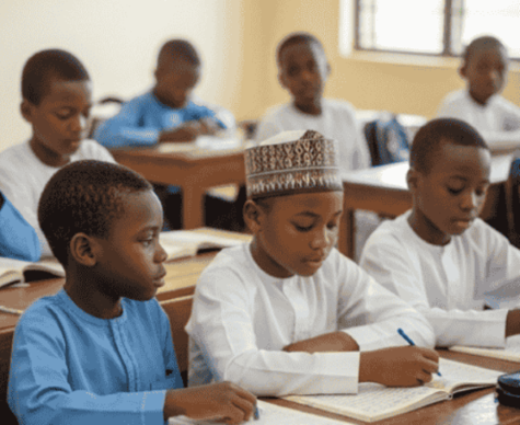 Classroom Interior - Students engaged in learning at Ahmad Ben Musa Academy